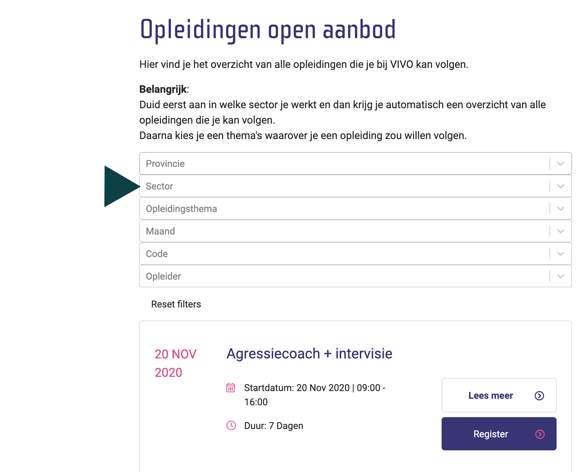 sectorfilter_opleidingen_vivo
