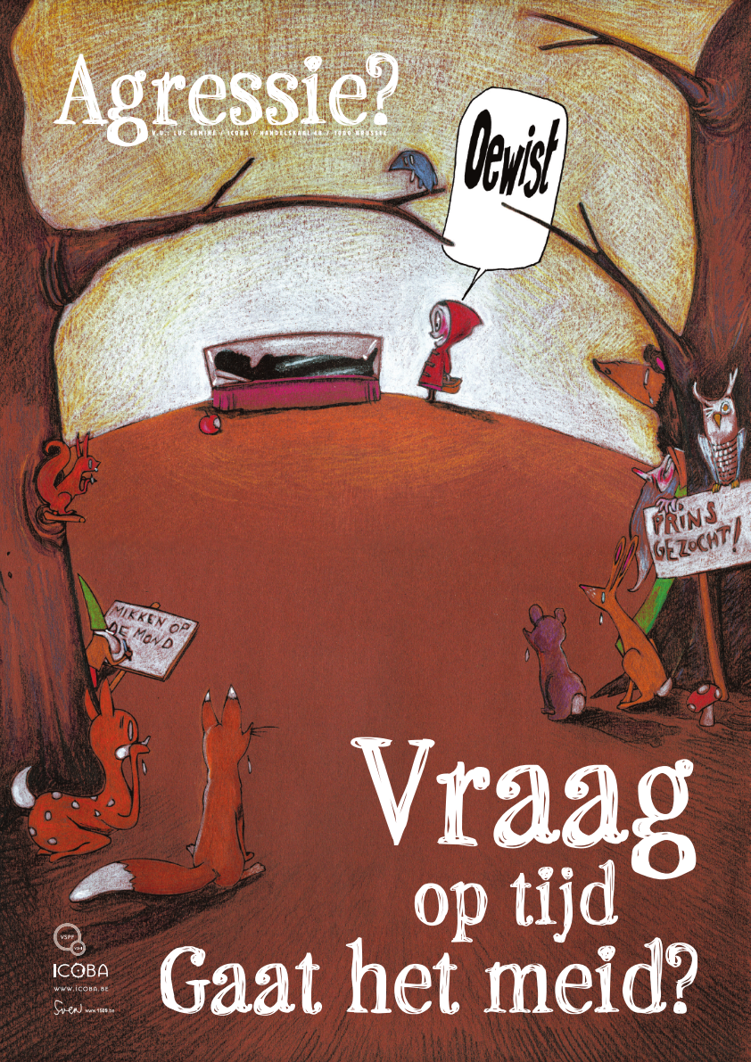 Poster ‘Vraag op tijd gaat het meid’