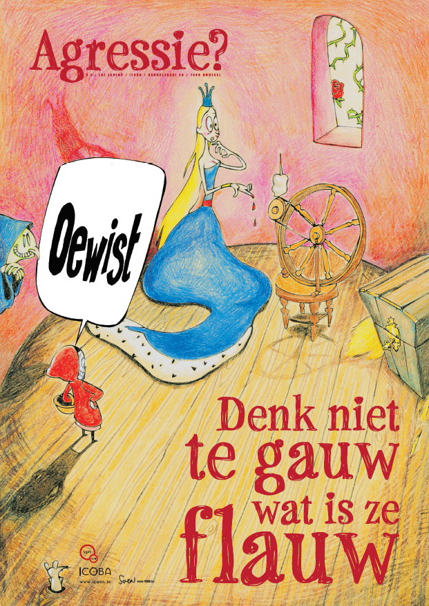 poster denk niet te gauw wat is ze flauw