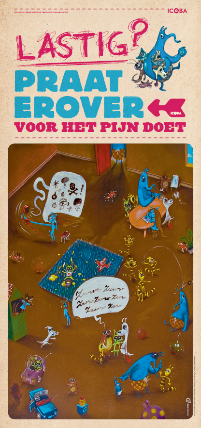 poster lastig? praat erover voor het pijn doet