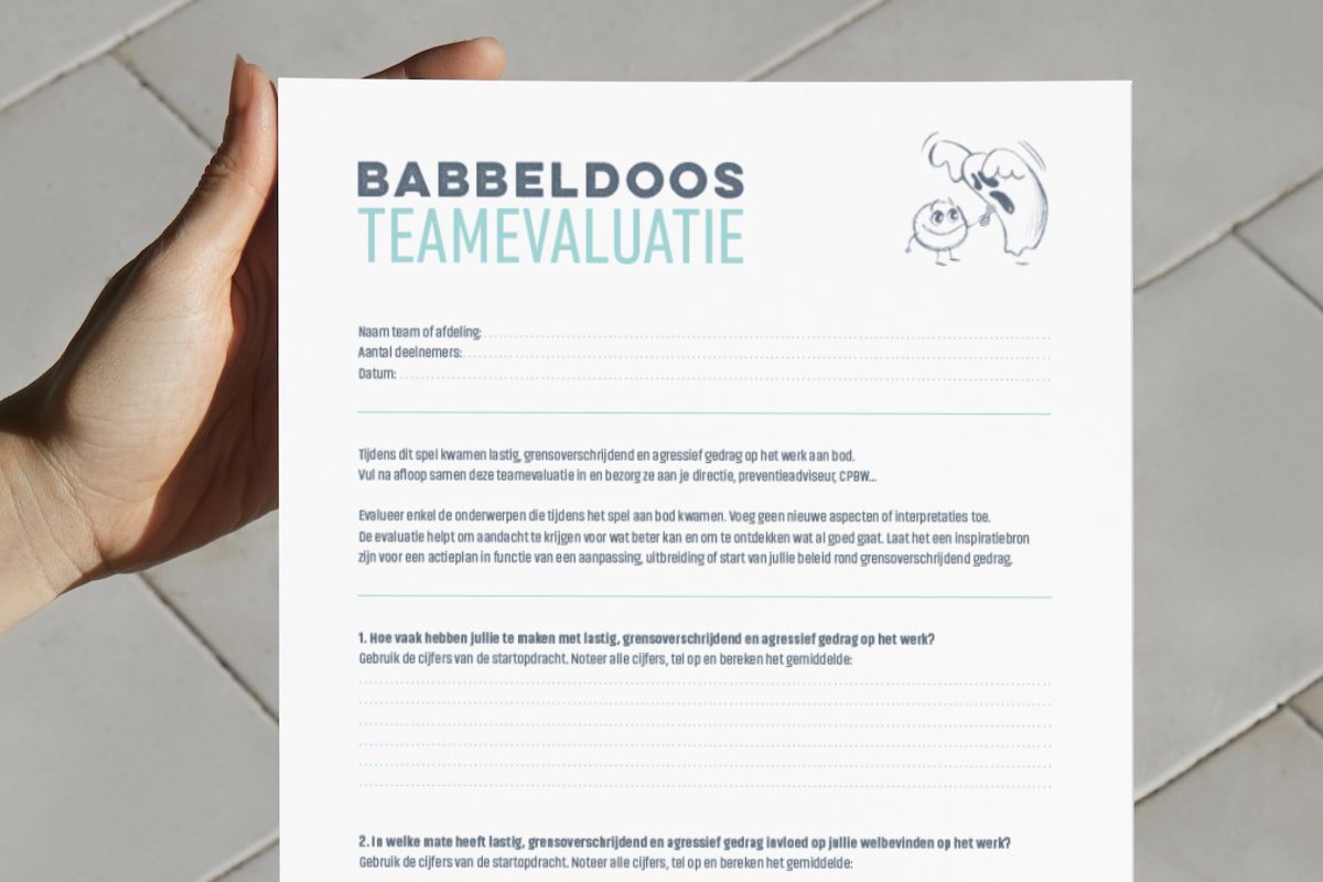 teamevaluatie babbeldoos